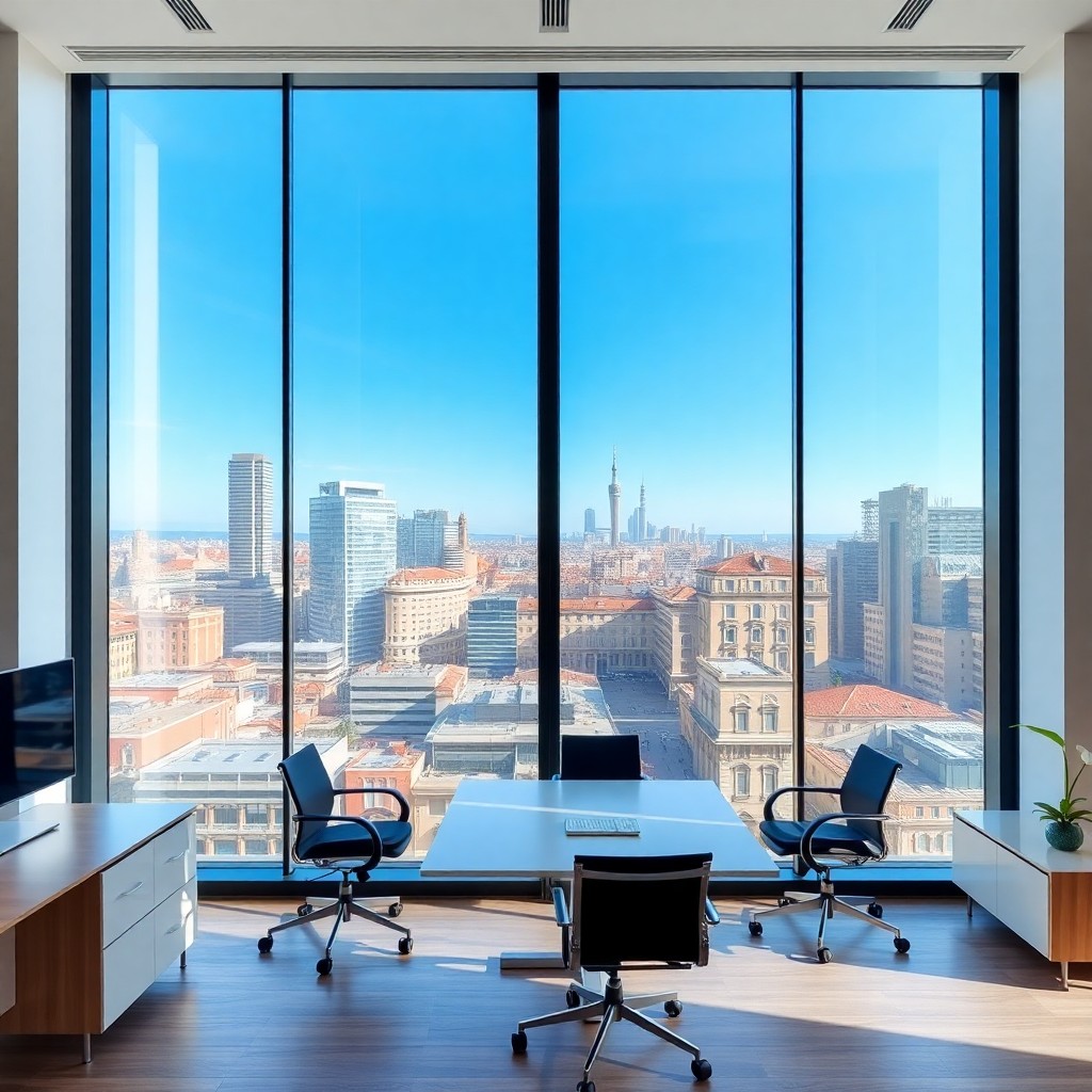 Офис CABLE PARRA в центре Барселоны с видом на город